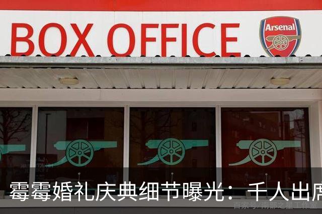 霉霉婚礼庆典细节曝光：千人出席，全部禁用手机，派对将开至凌晨